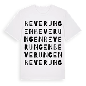 Beverungen ordlek t-shirt – ekologisk bomull t-shirt från Pinshirt