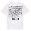 Bielefeld karta t-shirt