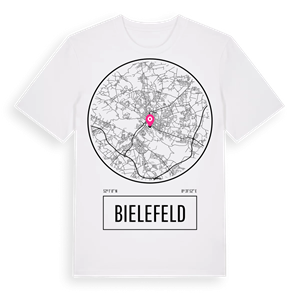 Bielefeld t-shirt – ekologisk bomull t-shirt från Pinshirt