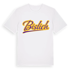 Bislich baseball t-shirt – ekologisk bomull t-shirt från Pinshirt