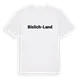 Bislich-Land fetstil t-shirt