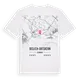 Bislich-Ortskern karta t-shirt