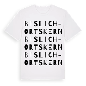 Bislich-Ortskern ordlek t-shirt – ekologisk bomull t-shirt från Pinshirt