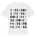 Bissingheim ordlek t-shirt
