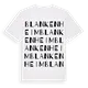 Blankenheim ordlek t-shirt