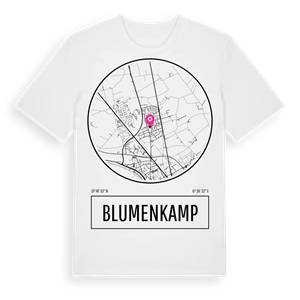 Blumenkamp t-shirt – ekologisk bomull t-shirt från Pinshirt