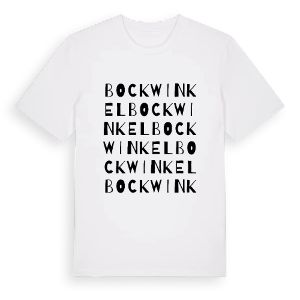 Bockwinkel ordlek t-shirt – ekologisk bomull t-shirt från Pinshirt