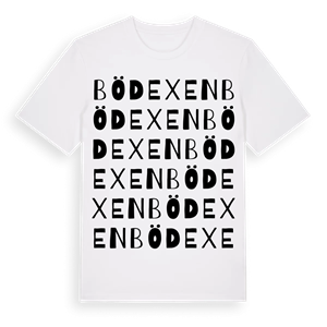 Bödexen ordlek t-shirt – ekologisk bomull t-shirt från Pinshirt