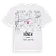 Bönen karta t-shirt