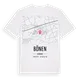 Bönen karta t-shirt