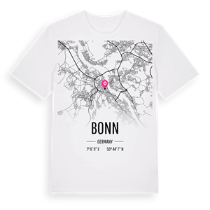 Bonn karta t-shirt – ekologisk bomull t-shirt från Pinshirt