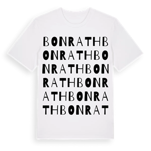Bonrath ordlek t-shirt – ekologisk bomull t-shirt från Pinshirt
