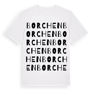 Borchen ordlek t-shirt – ekologisk bomull t-shirt från Pinshirt