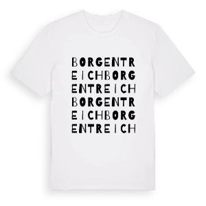 Borgentreich ordlek t-shirt – ekologisk bomull t-shirt från Pinshirt