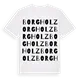 Borgholz ordlek t-shirt