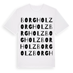 Borgholz ordlek t-shirt – ekologisk bomull t-shirt från Pinshirt