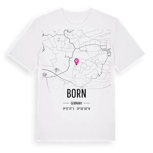 Born karta t-shirt – ekologisk bomull t-shirt från Pinshirt