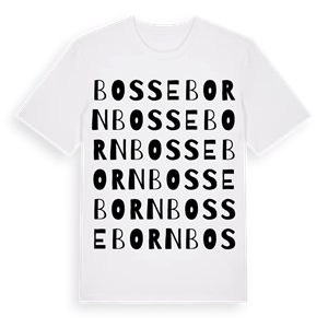 Bosseborn ordlek t-shirt – ekologisk bomull t-shirt från Pinshirt
