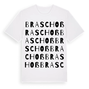 Braschoß ordlek t-shirt – ekologisk bomull t-shirt från Pinshirt