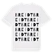 Breidt ordlek t-shirt