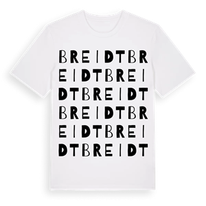 Breidt ordlek t-shirt – ekologisk bomull t-shirt från Pinshirt