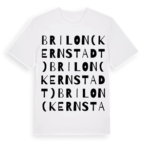 Brilon (Kernstadt) ordlek t-shirt – ekologisk bomull t-shirt från Pinshirt