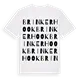 Brinkerhook ordlek t-shirt