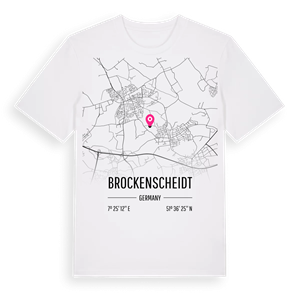 Brockenscheidt karta t-shirt – ekologisk bomull t-shirt från Pinshirt