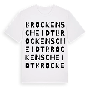 Brockenscheidt ordlek t-shirt – ekologisk bomull t-shirt från Pinshirt