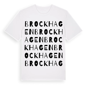 Brockhagen ordlek t-shirt – ekologisk bomull t-shirt från Pinshirt