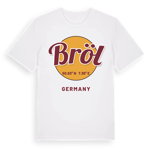 Bröl cirkel t-shirt – ekologisk bomull t-shirt från Pinshirt
