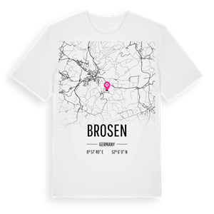 Brosen karta t-shirt – ekologisk bomull t-shirt från Pinshirt