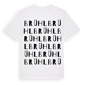 Brühl ordlek t-shirt – ekologisk bomull t-shirt från Pinshirt
