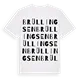 Brüllingsen ordlek t-shirt
