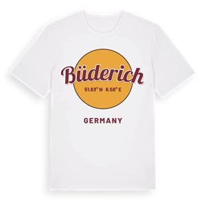 Büderich cirkel t-shirt – ekologisk bomull t-shirt från Pinshirt