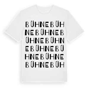 Bühne ordlek t-shirt – ekologisk bomull t-shirt från Pinshirt