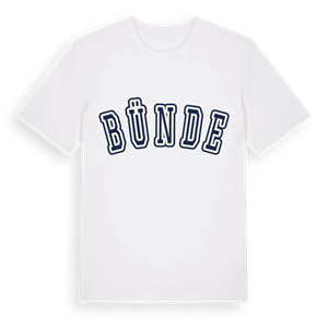 Bünde college t-shirt – ekologisk bomull t-shirt från Pinshirt