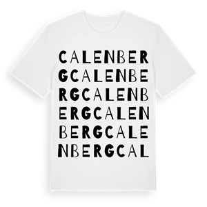 Calenberg ordlek t-shirt – ekologisk bomull t-shirt från Pinshirt