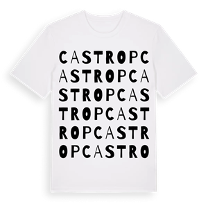 Castrop ordlek t-shirt – ekologisk bomull t-shirt från Pinshirt