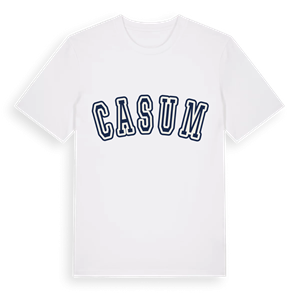 Casum college t-shirt – ekologisk bomull t-shirt från Pinshirt