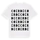 Coerde ordlek t-shirt