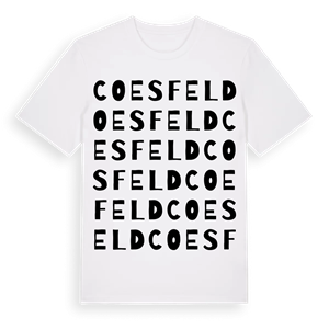 Coesfeld ordlek t-shirt – ekologisk bomull t-shirt från Pinshirt