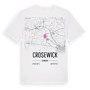 Crosewick karta t-shirt – ekologisk bomull t-shirt från Pinshirt