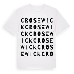 Crosewick ordlek t-shirt – ekologisk bomull t-shirt från Pinshirt