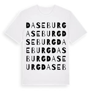 Daseburg ordlek t-shirt – ekologisk bomull t-shirt från Pinshirt