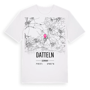 Datteln karta t-shirt – ekologisk bomull t-shirt från Pinshirt