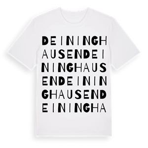 Deininghausen ordlek t-shirt – ekologisk bomull t-shirt från Pinshirt