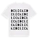 Delecke ordlek t-shirt