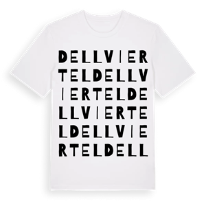 Dellviertel ordlek t-shirt – ekologisk bomull t-shirt från Pinshirt