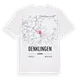 Denklingen karta t-shirt